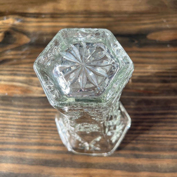 Anchor Hocking Star of David Vase - Picture 2 of 4